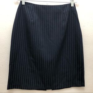 Danielle B Navy Blue with White Stripes Mini Skirt Women's Size 8